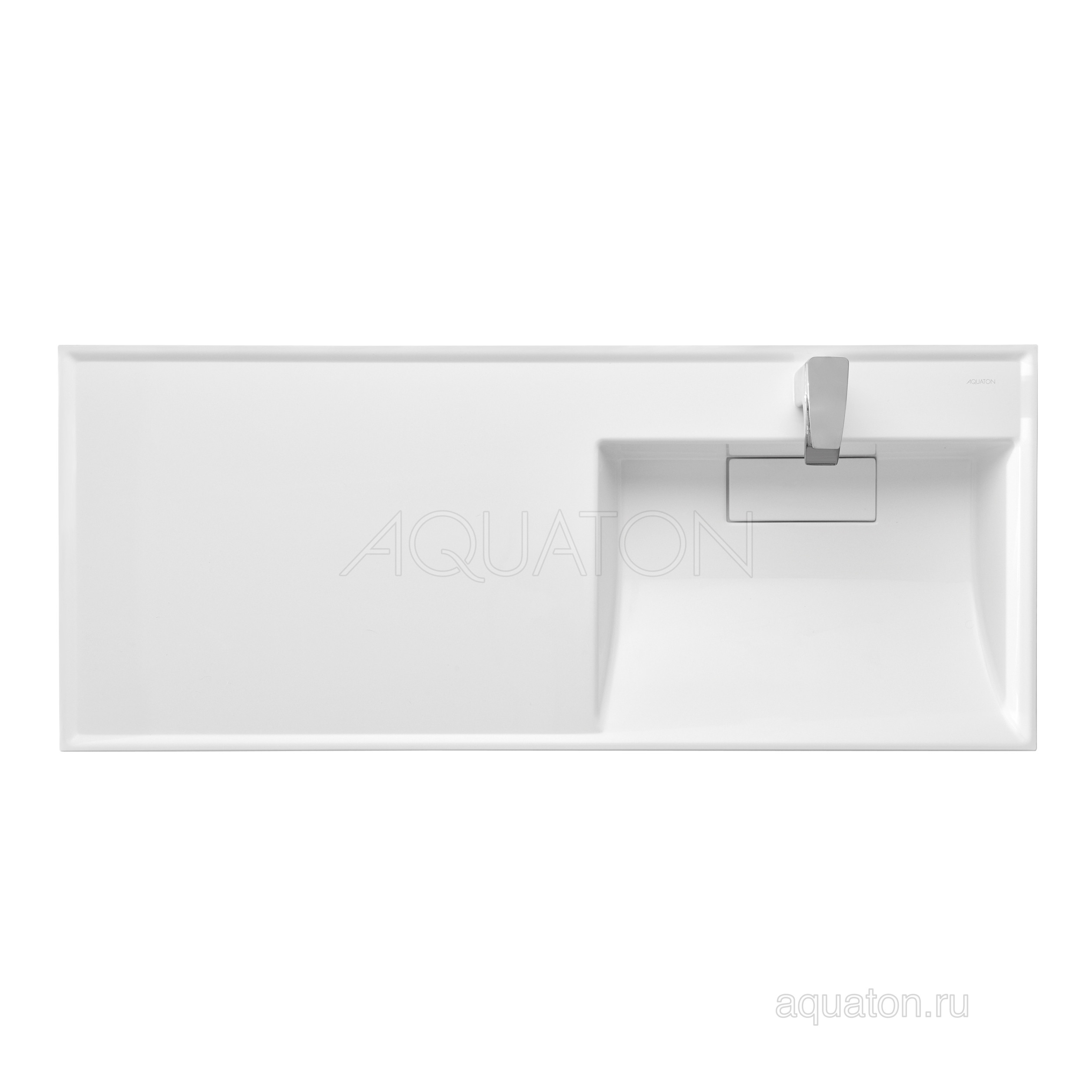 Раковина мебельная белая правая 120см Aquaton Лондри 1A72243KLH010