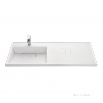 Раковина мебельная белая левая 120см Aquaton Лондри 1A72843KLH01L