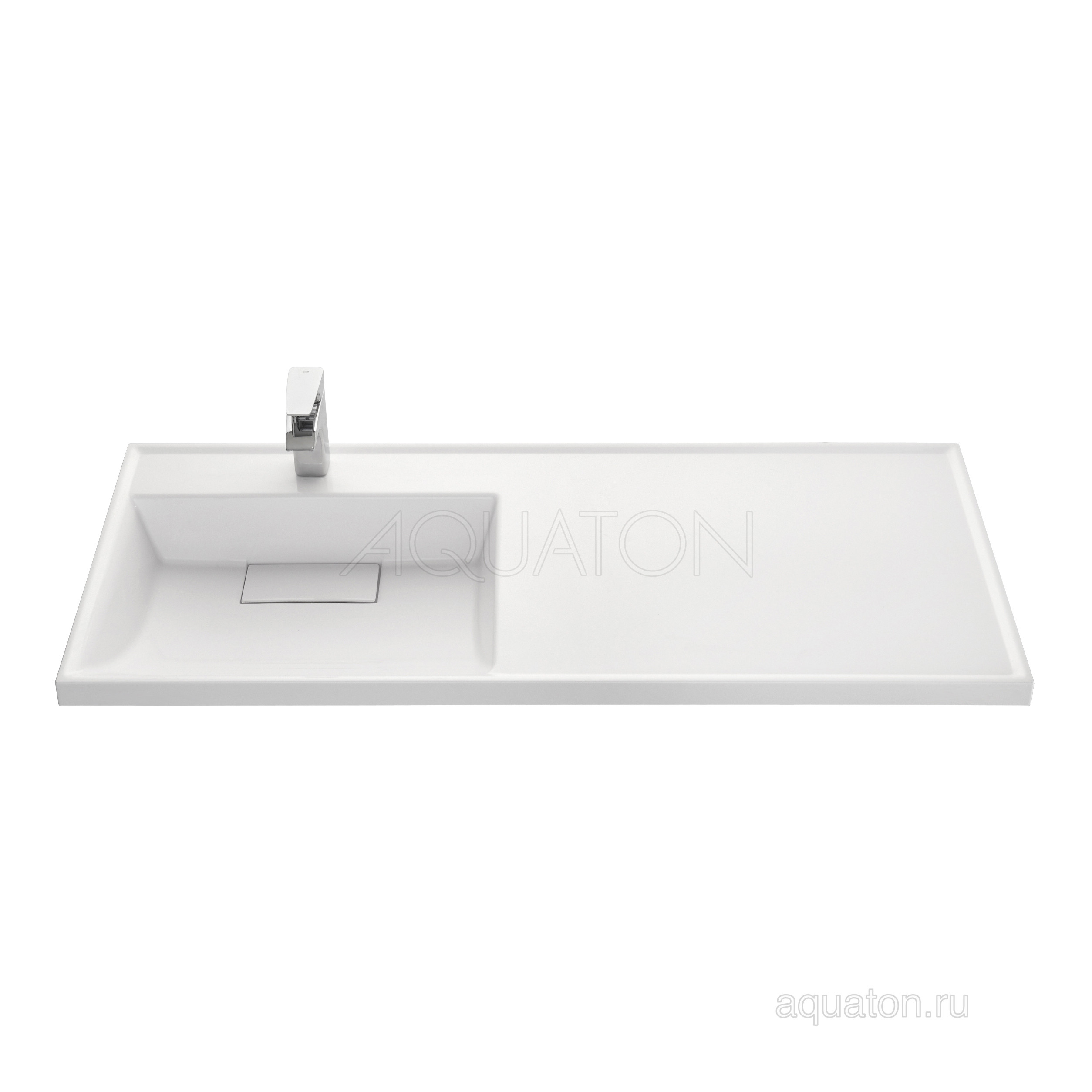 Раковина мебельная белая левая 120см Aquaton Лондри 1A72843KLH01L