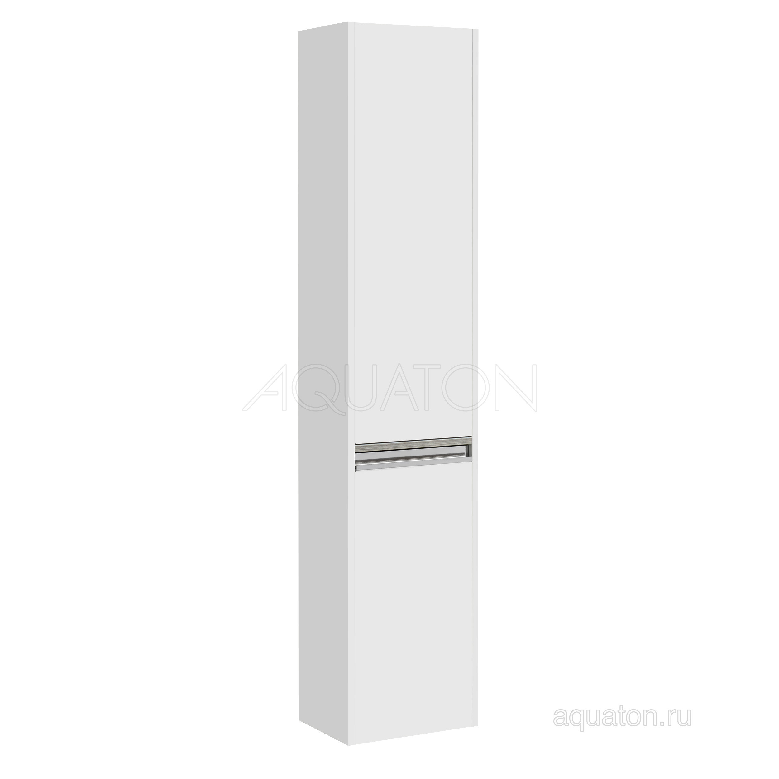 Шкаф-пенал подвесной белый 34см Aquaton Лондри 1A236203LH010