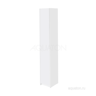 Шкаф-пенал напольный белый 31см Aquaton Лондри 1A260603LH010