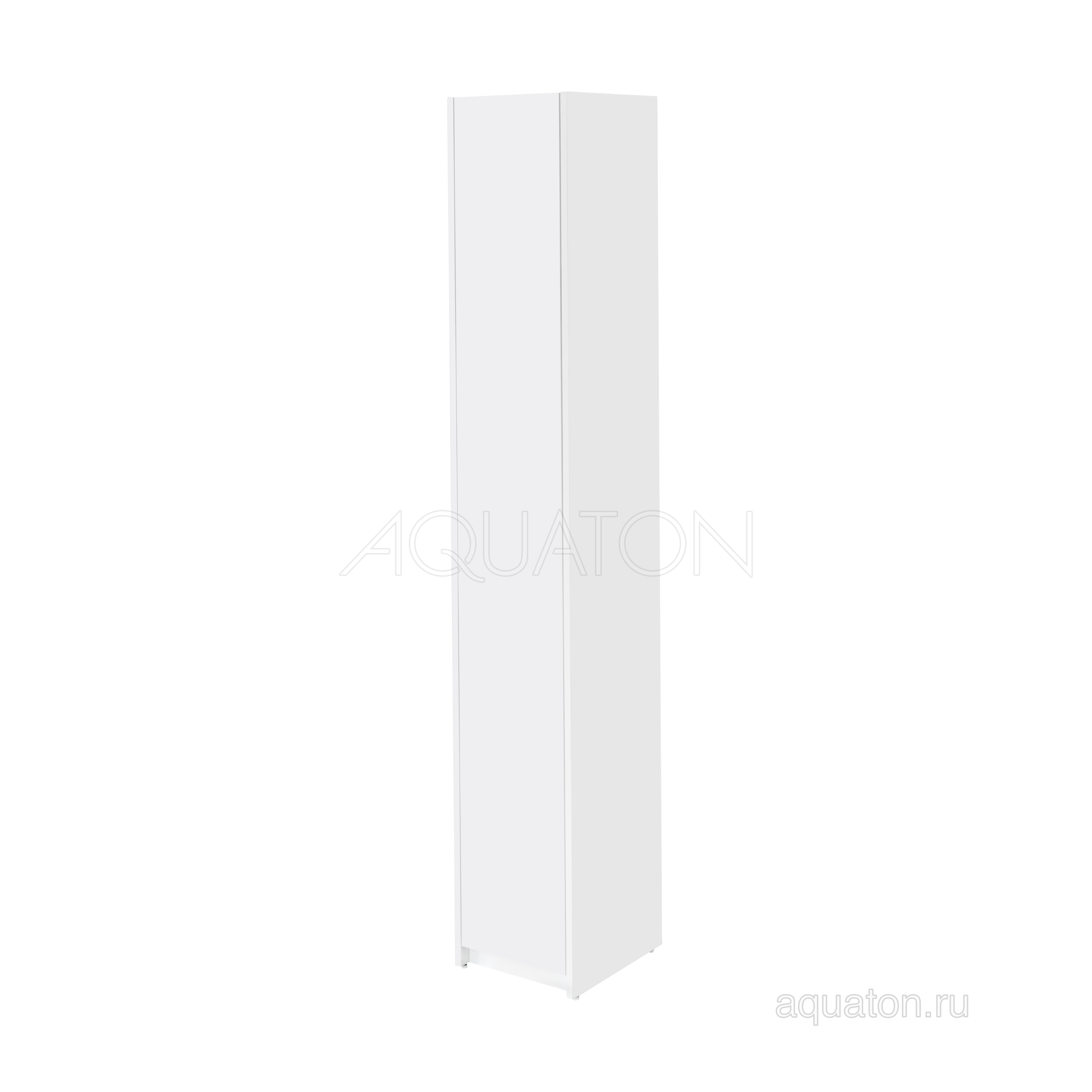 Шкаф-пенал напольный белый 31см Aquaton Лондри 1A260603LH010