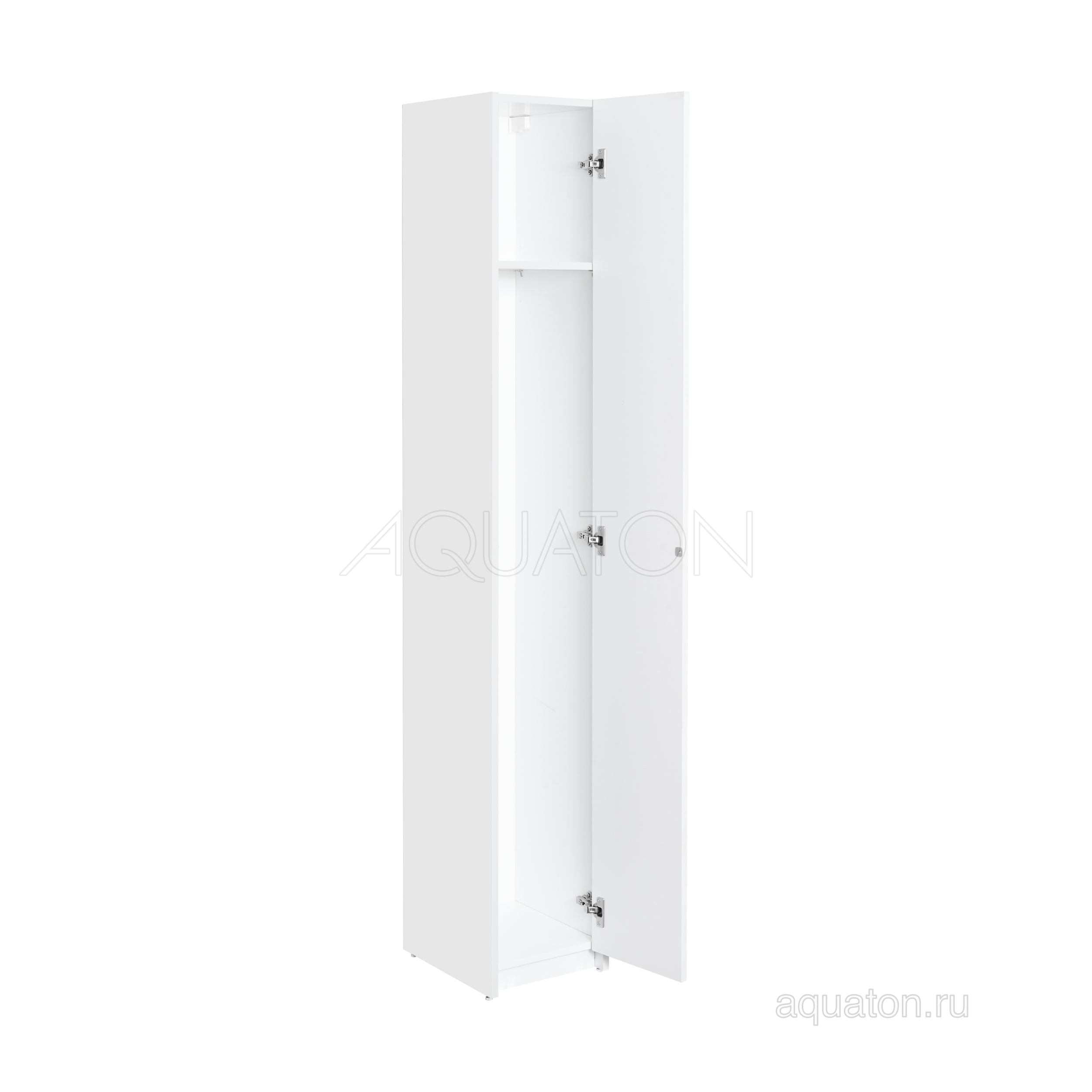 Шкаф-пенал напольный белый 31см Aquaton Лондри 1A260603LH010