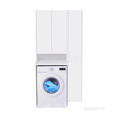 Шкаф-пенал напольный белый 31см Aquaton Лондри 1A260603LH010