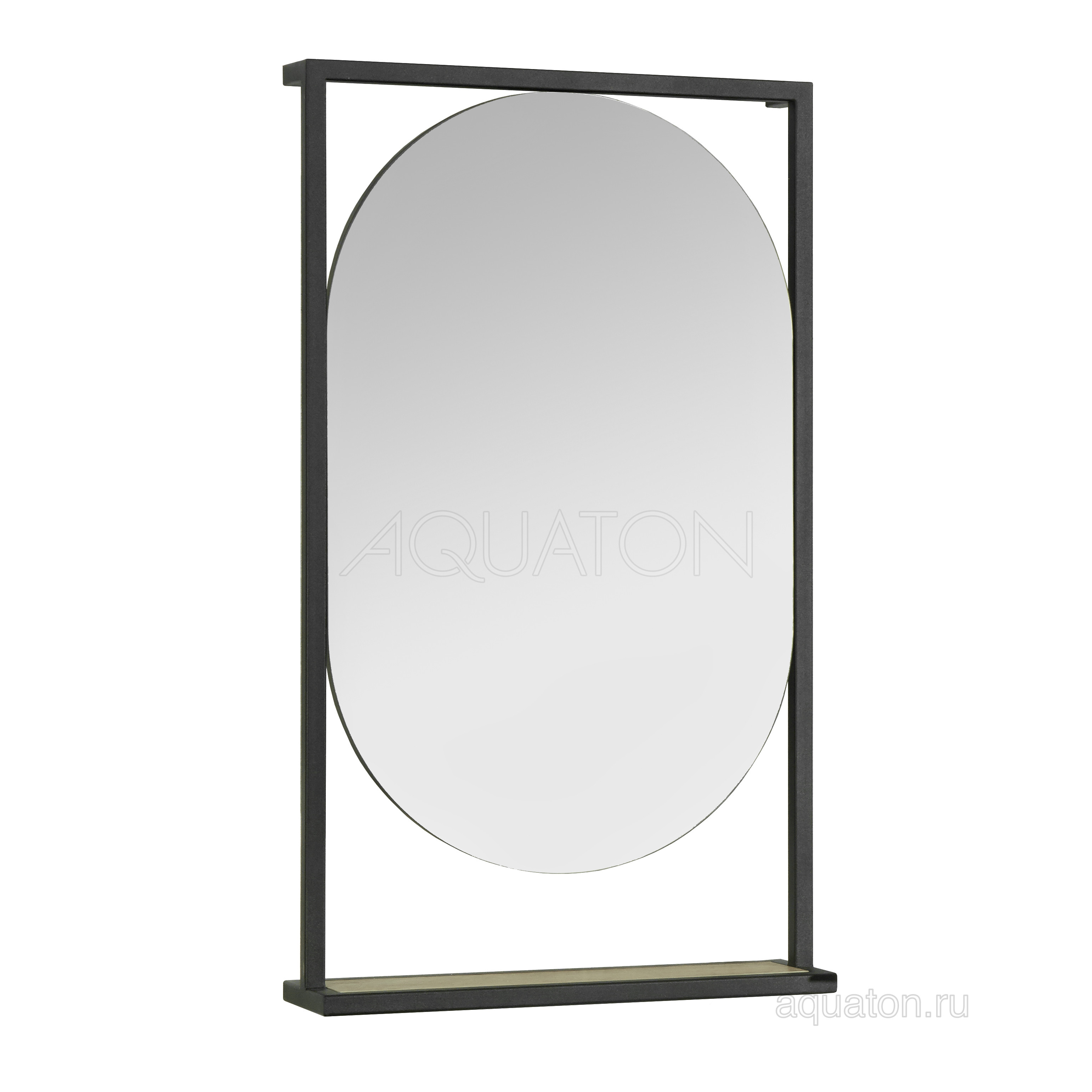 Зеркало дуб эндргейн 50см Aquaton Лофт Фабрик 1A242502LTDU0