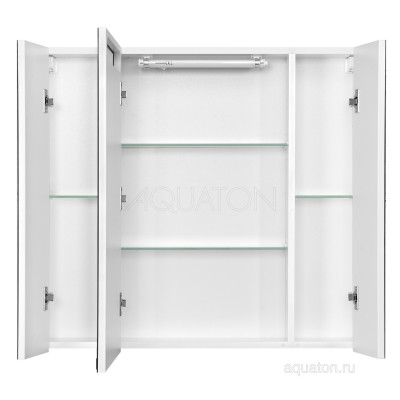 Зеркальный шкаф с подсветкой 80см Aquaton Мадрид 1A175202MA010