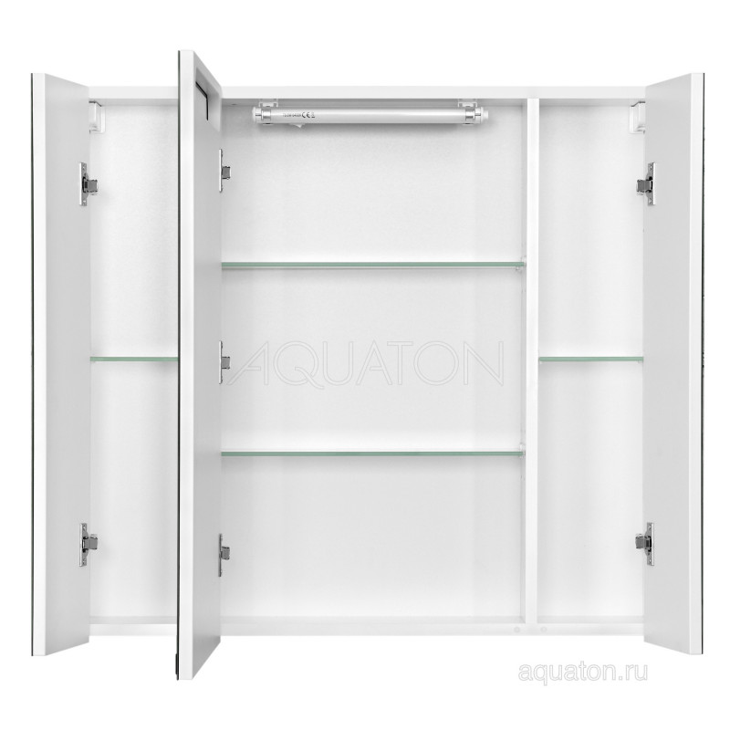 Зеркальный шкаф с подсветкой 80см Aquaton Мадрид 1A175202MA010