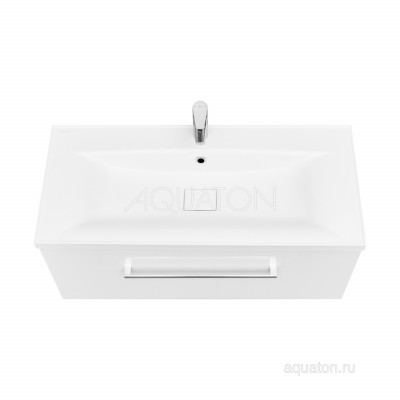 Тумба под раковину белая 100см AQUATON Мадрид 1A126901MA010