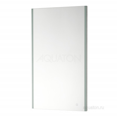 Зеркало с подсветкой белое 57см Aquaton Мишель 1A253902MIX40
