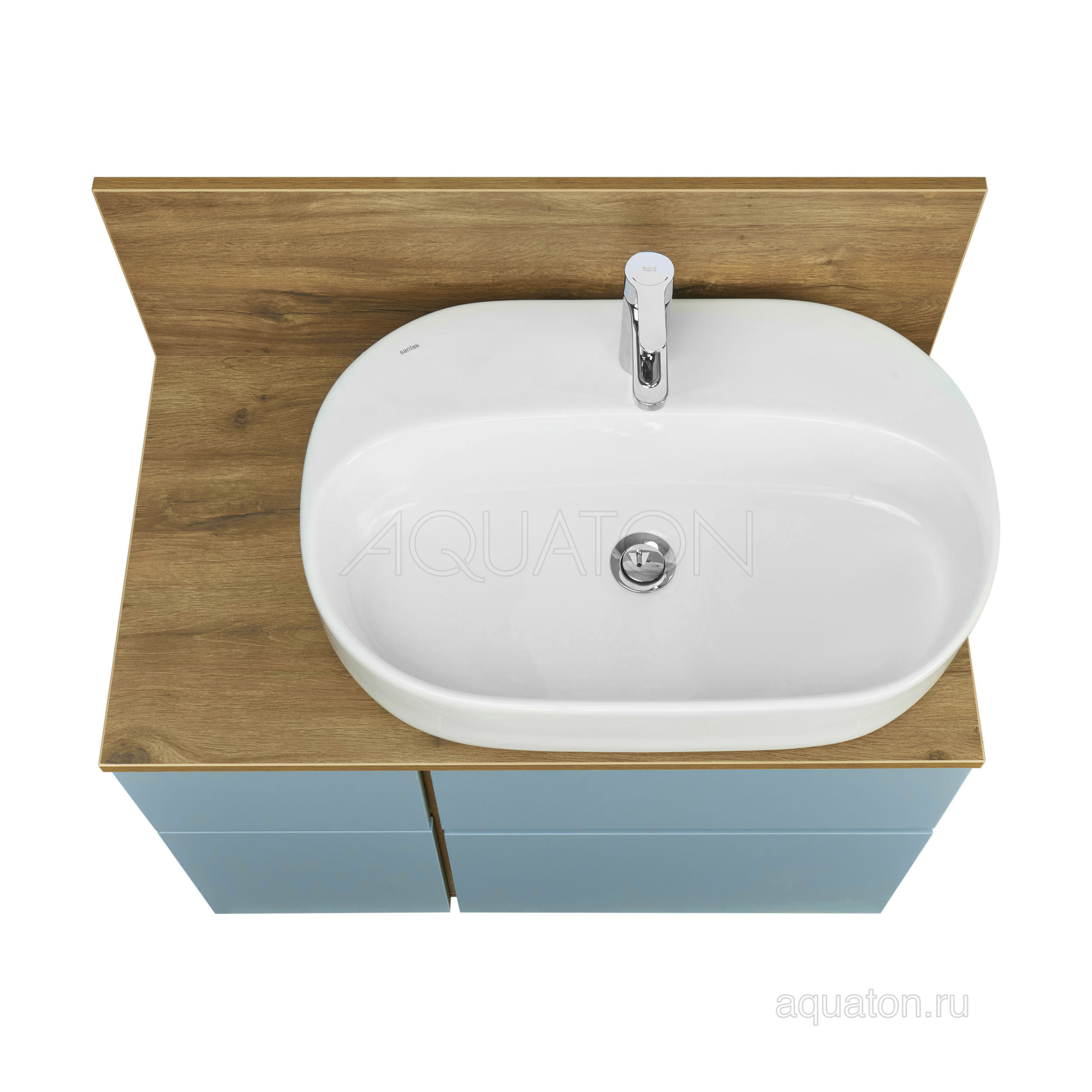 Столешница 80см дуб рустикальный Aquaton Мишель 1A277003MIDR0