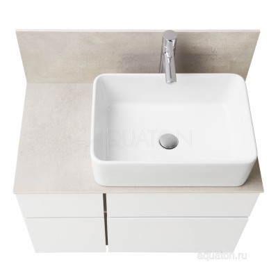 Столешница 80см керамогранит Aquaton Мишель 1A253203MIX40