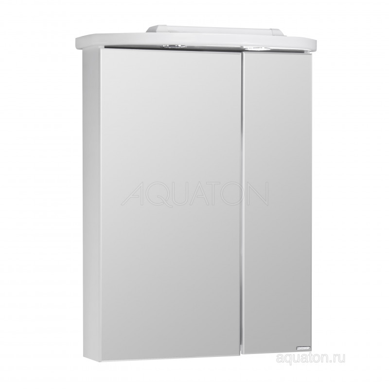 Зеркальный шкаф белый 65см Aquaton Норма 1A002102NO010
