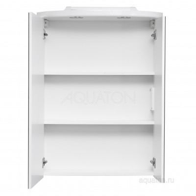 Зеркальный шкаф белый 65см Aquaton Норма 1A002102NO010