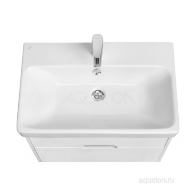 Тумба под раковину белая 70см AQUATON Оливия 1A254301OL010