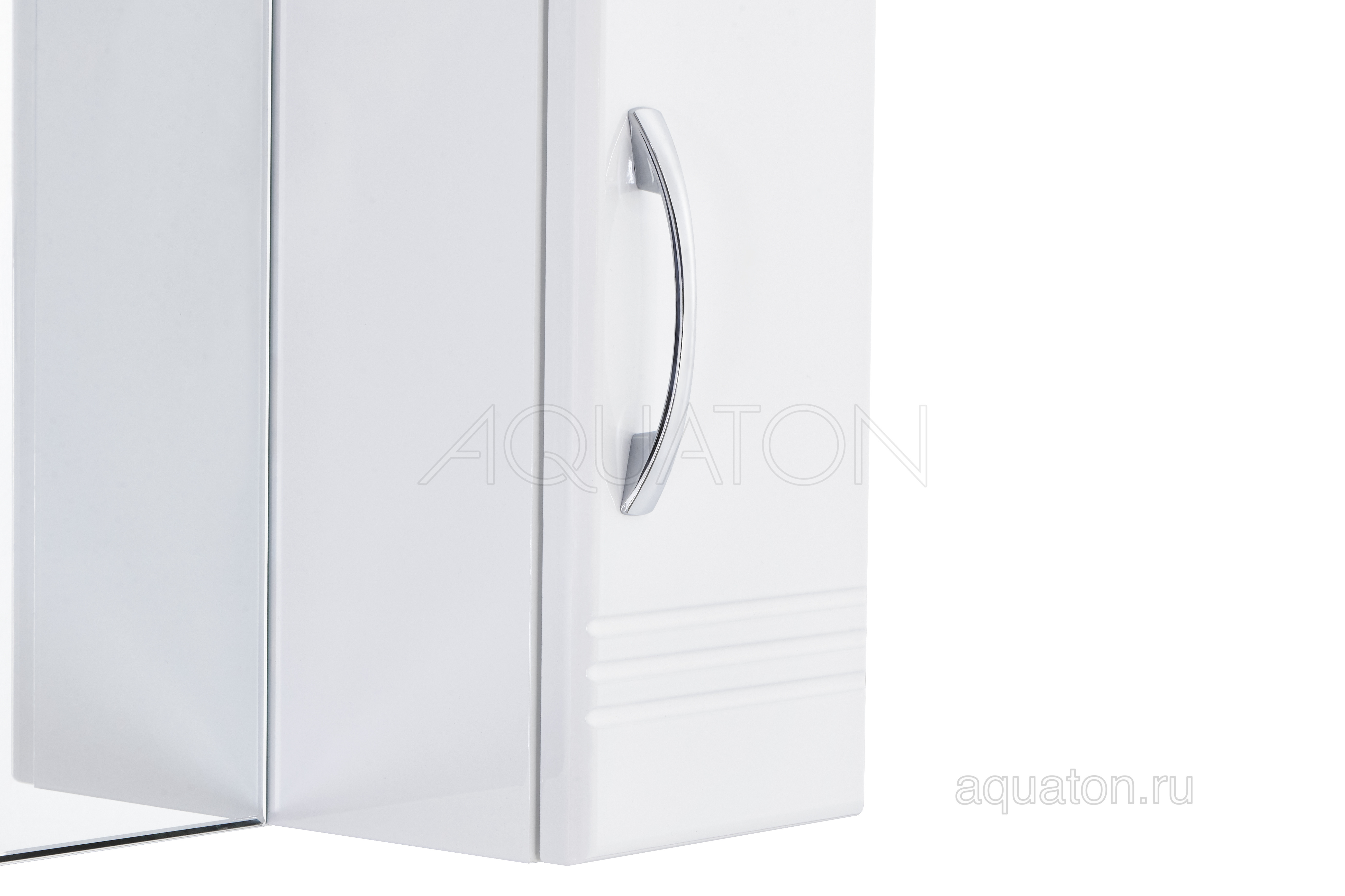 Зеркальный шкаф белый правый 60см Aquaton Онда 1A009802ON01R