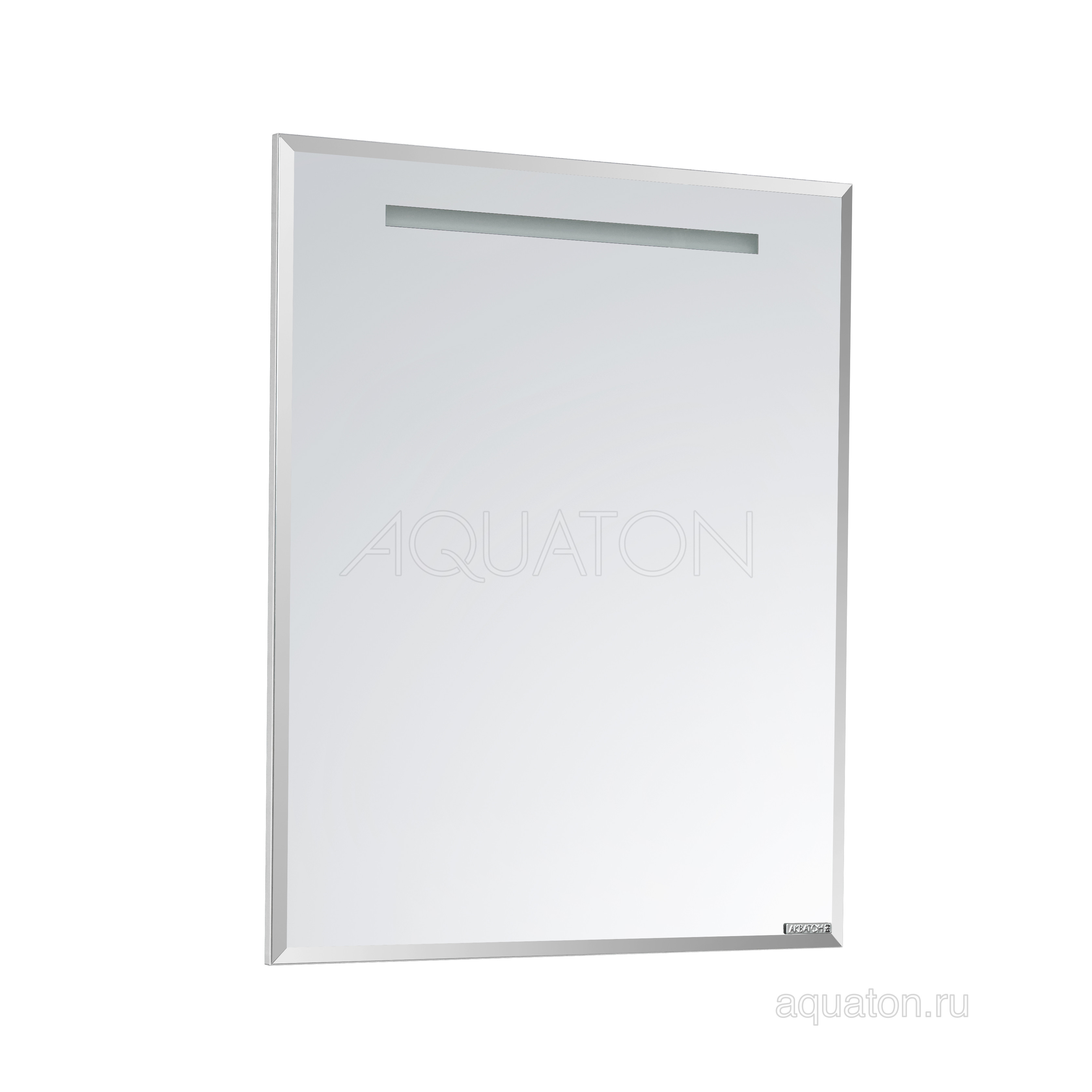 Зеркало с подсветкой белое 65см Aquaton Оптима 1A127002OP010