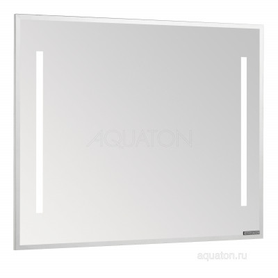 Зеркало с подсветкой белое 80см Aquaton Отель 1A101302OT010