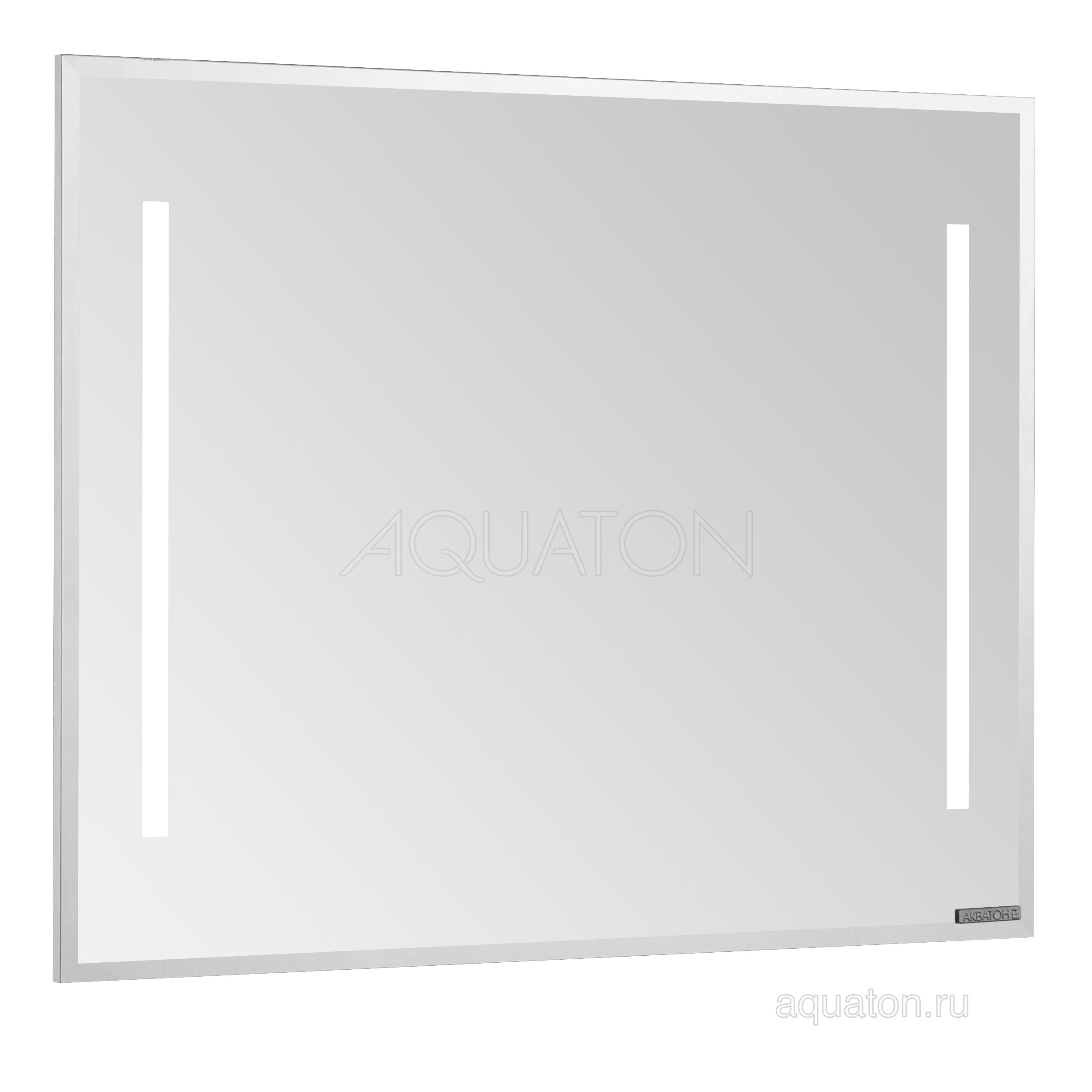 Зеркало с подсветкой белое 80см Aquaton Отель 1A101302OT010