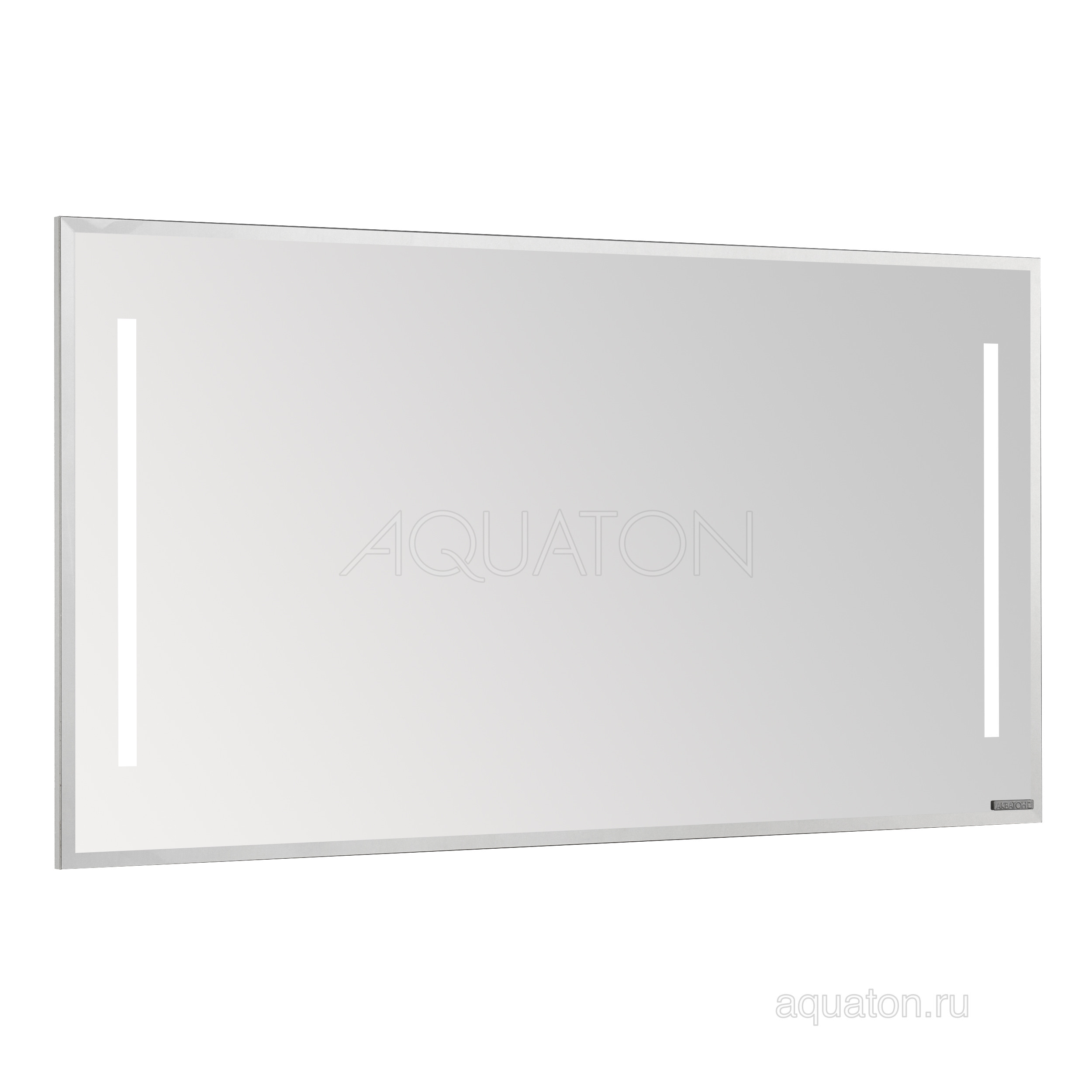 Зеркало с подсветкой белое 120см Aquaton Отель 1A101402OT010
