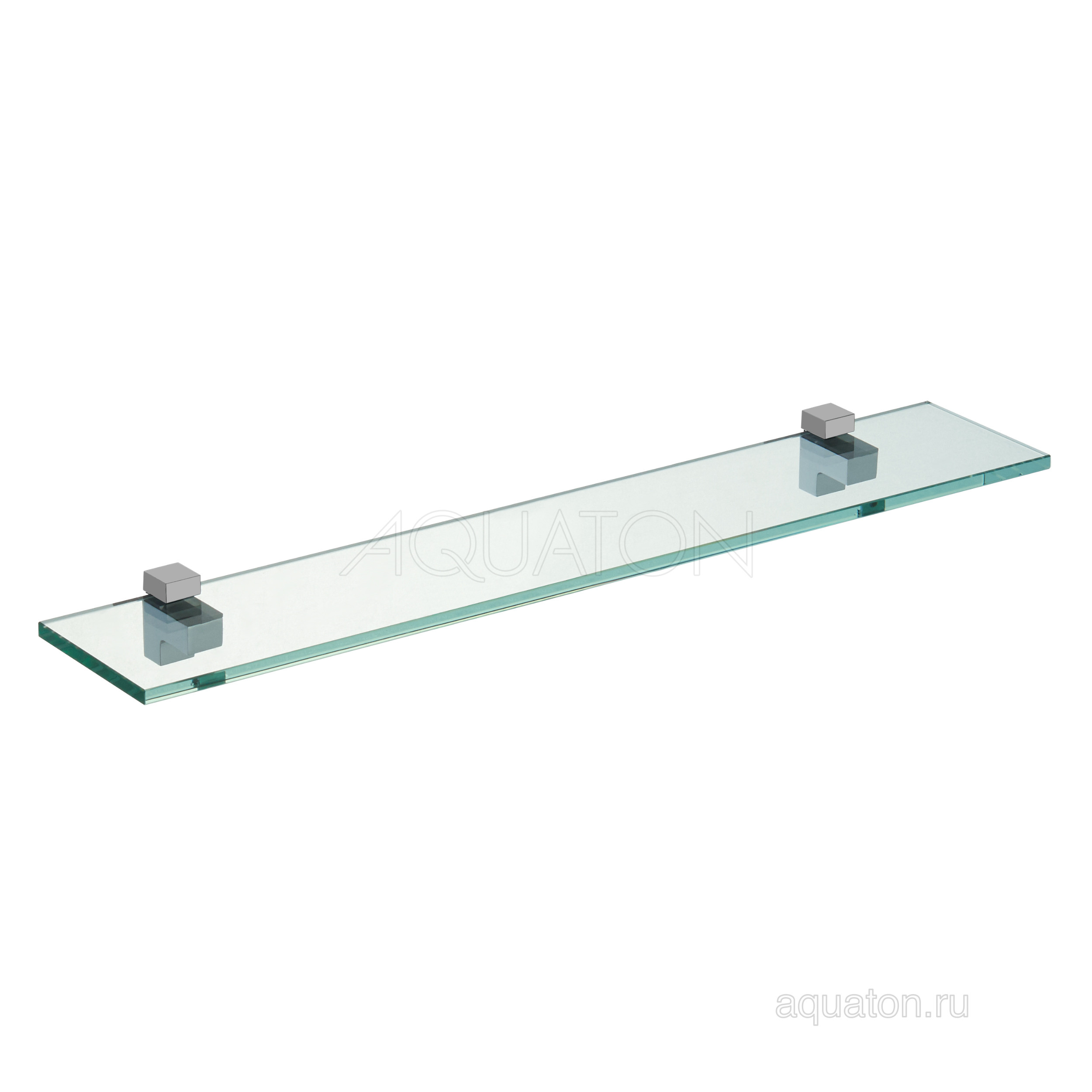 Полка подвесная стеклянная 65см Aquaton Отель 1A110203XX010
