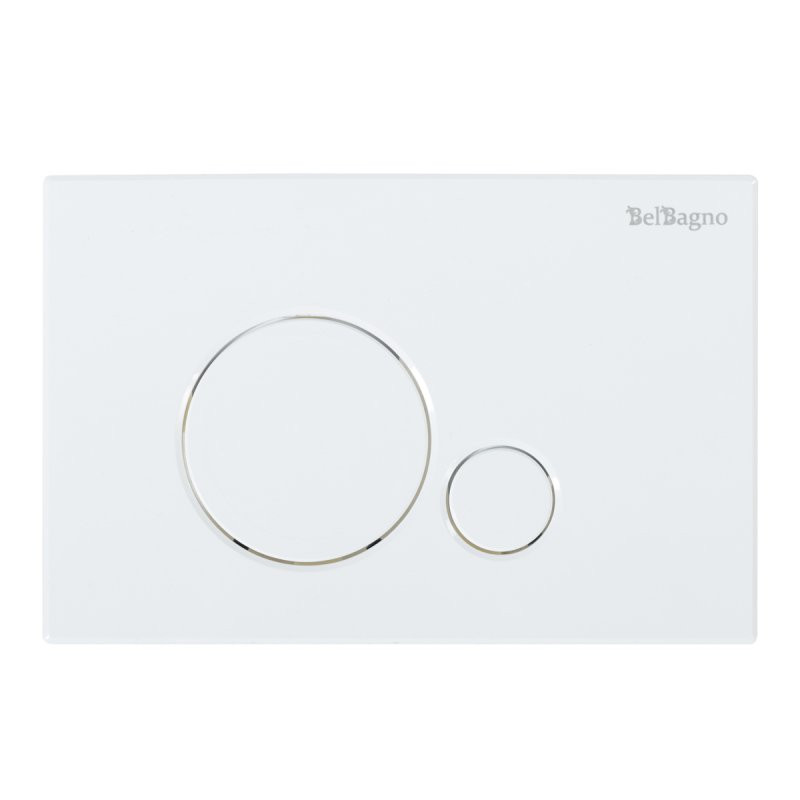 Система инсталляции для унитазов BelBagno BB001-120 с кнопкой смыва BB014-SR-BIANCO, белый