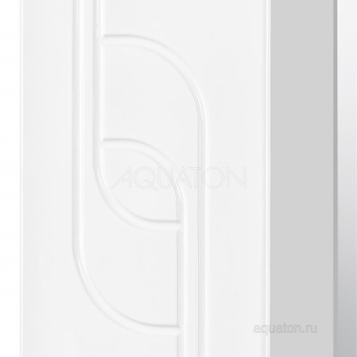Зеркальный шкаф белый левый 50см Aquaton Панда 1A007402PD01L