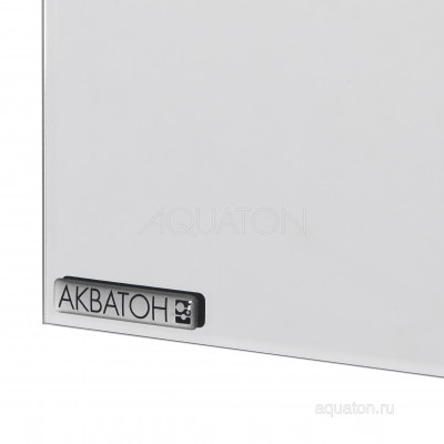Зеркальный шкаф белый левый 50см Aquaton Панда 1A007402PD01L