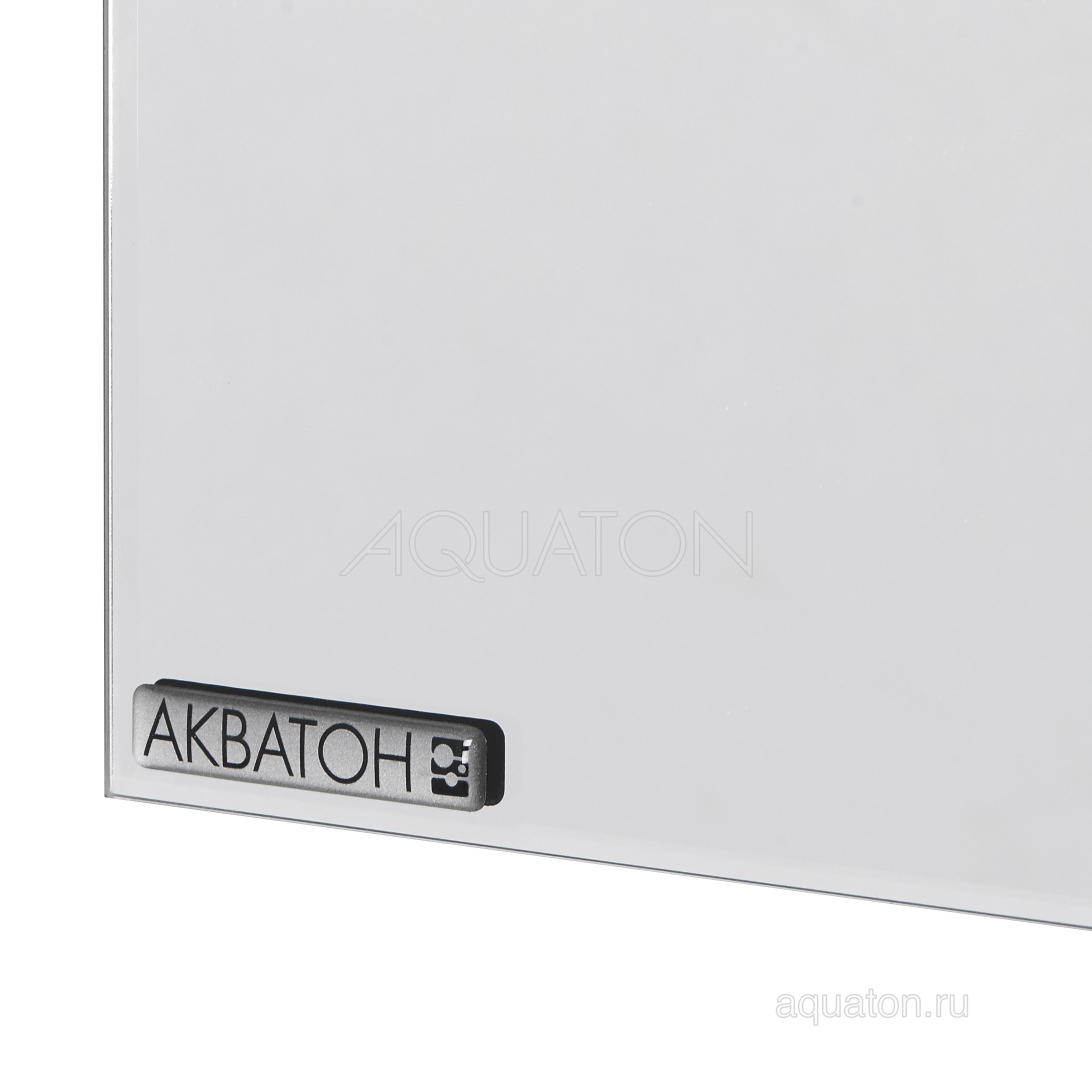 Зеркальный шкаф белый левый 50см Aquaton Панда 1A007402PD01L