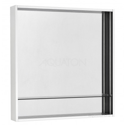 Зеркальный шкаф белый 80см Aquaton Ривьера 1A239102RVX20