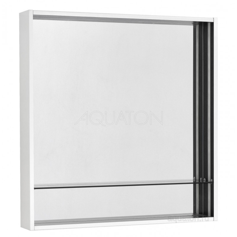 Зеркальный шкаф белый 80см Aquaton Ривьера 1A239102RVX20