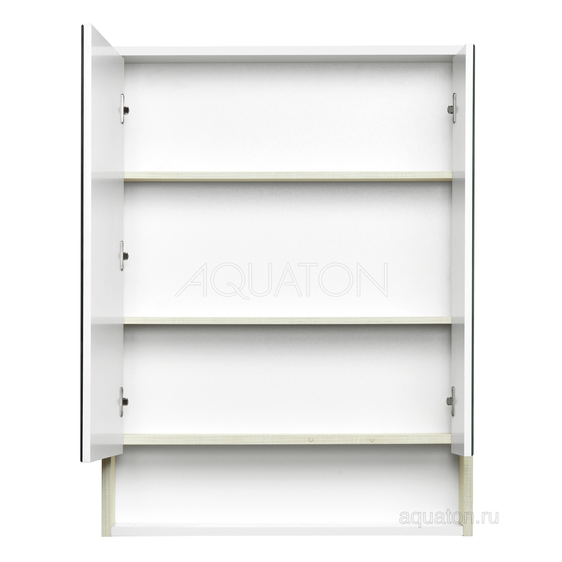 Зеркальный шкаф белый/ясень 65см Aquaton Рико 1A215202RIB90