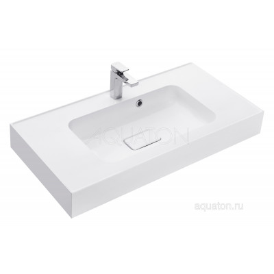 Раковина мебельная белая 100см Aquaton Ричмонд 1A70603KRD010