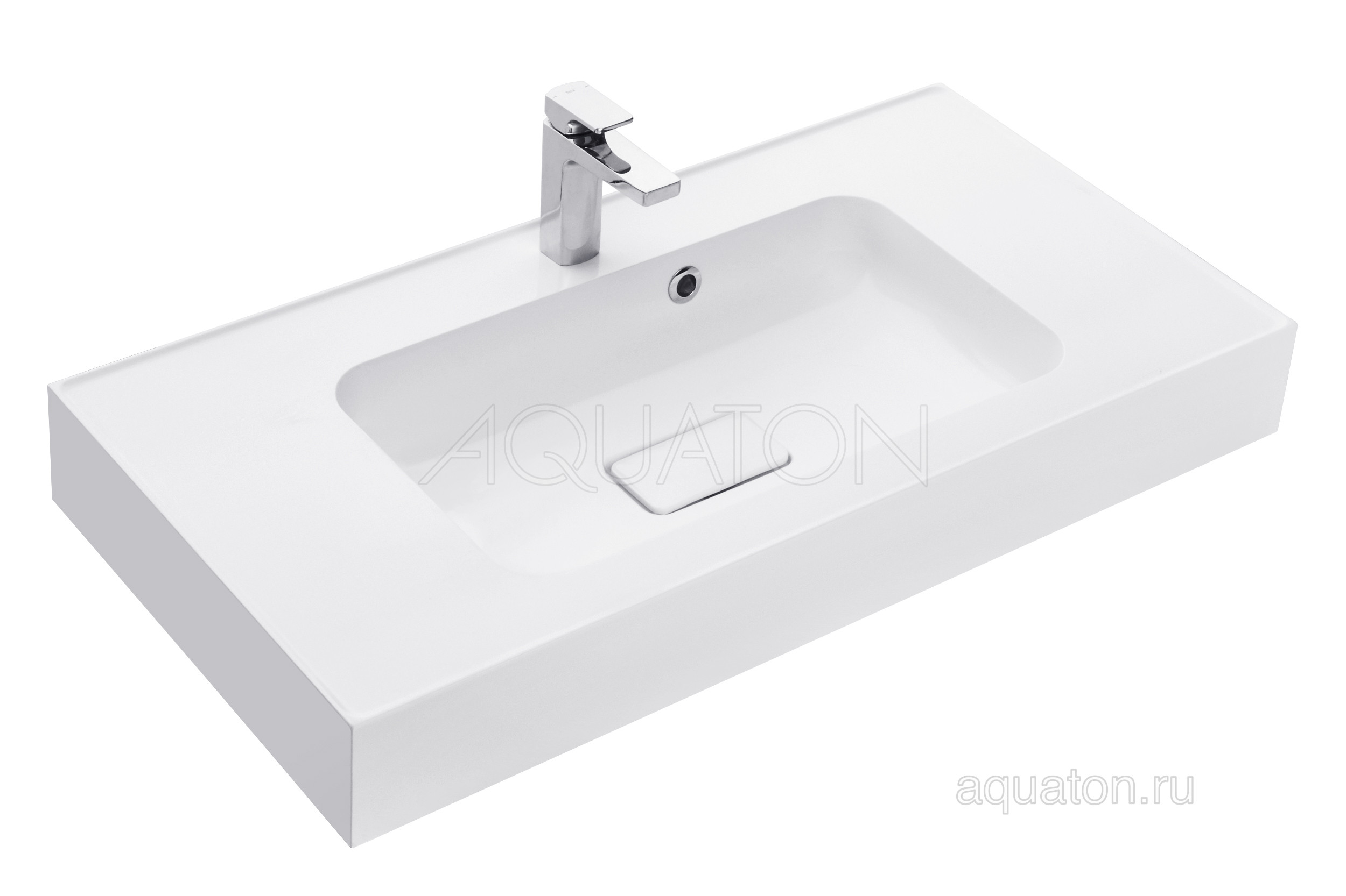 Раковина мебельная белая 100см Aquaton Ричмонд 1A70603KRD010