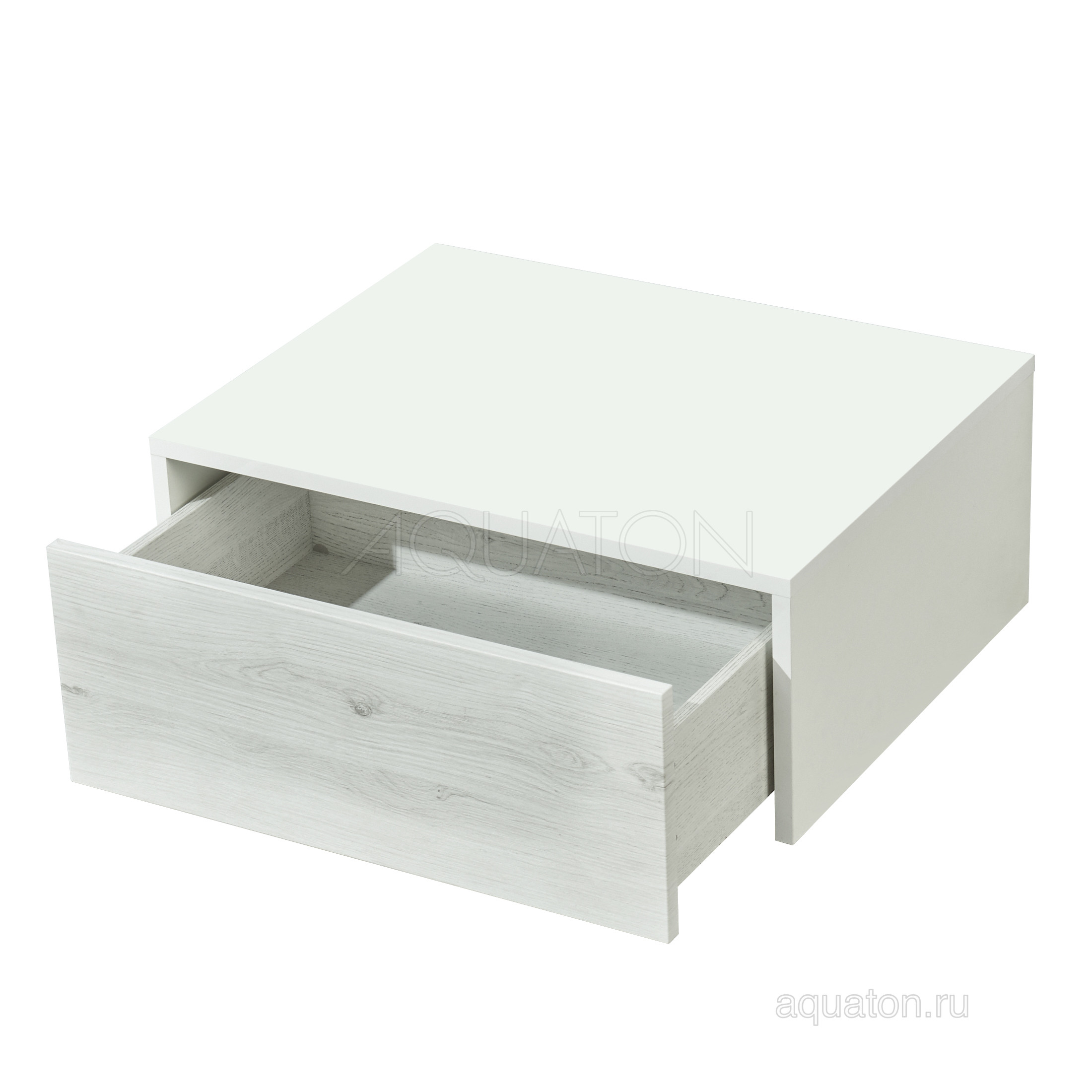 Комод ольха/белый 60см Aquaton Сакура 1A220403SKW80
