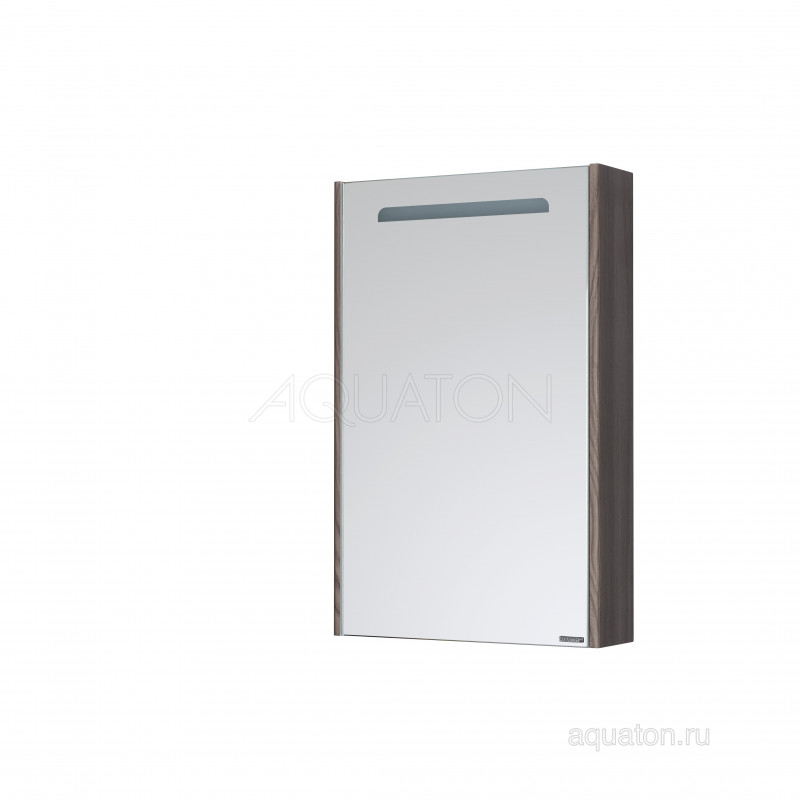 Зеркальный шкаф дуб 50см Aquaton Сильва 1A215502SIW5L