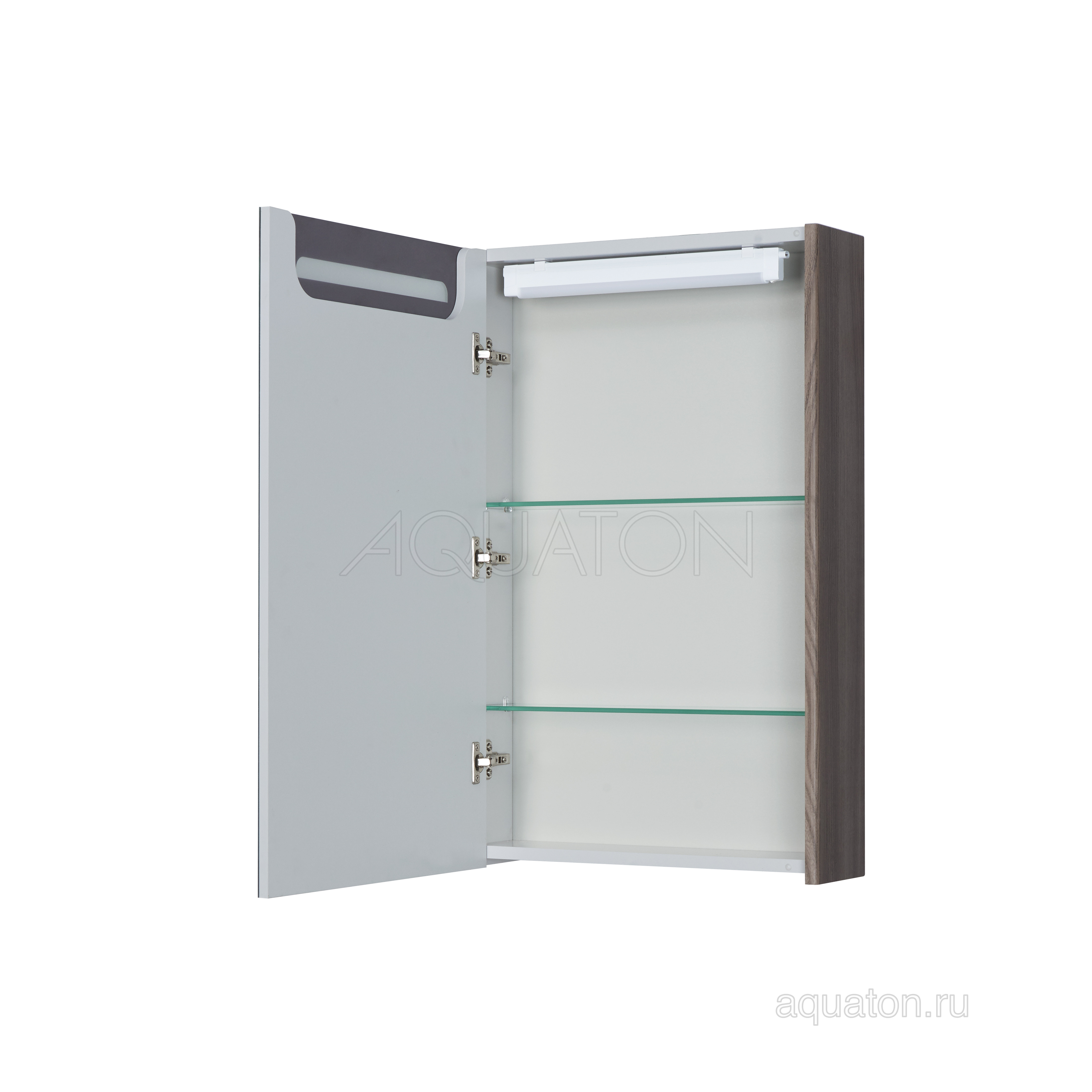 Зеркальный шкаф дуб 50см Aquaton Сильва 1A215502SIW5L