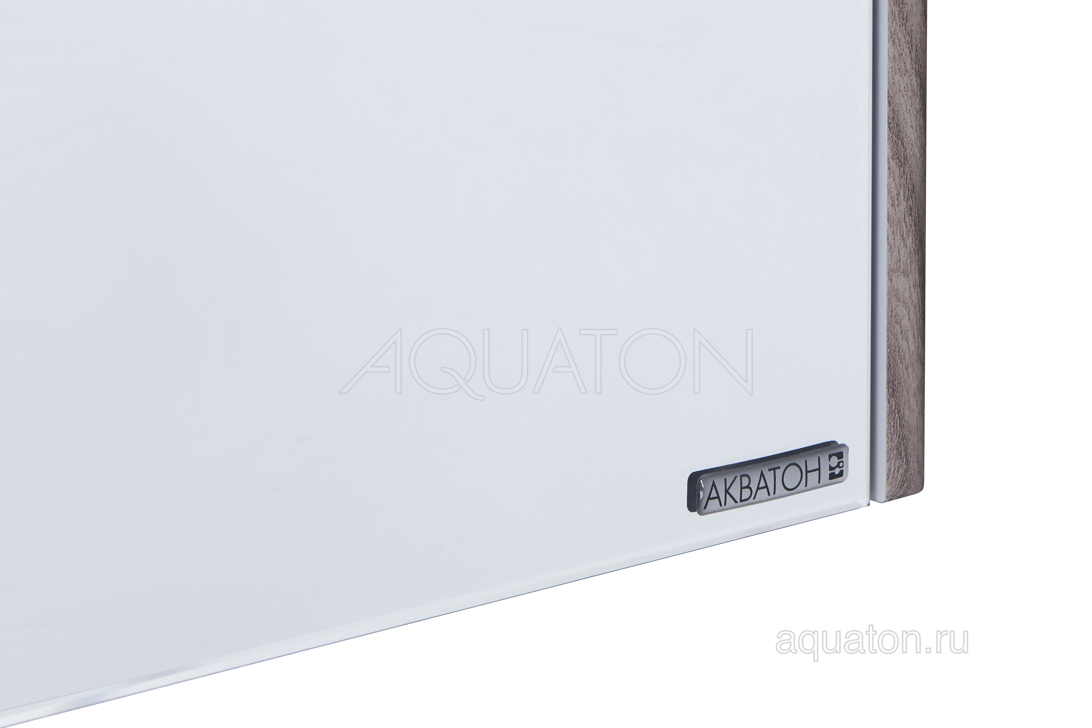 Зеркальный шкаф дуб 50см Aquaton Сильва 1A215502SIW5L