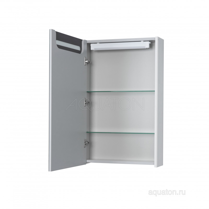 Зеркальный шкаф дуб 50см Aquaton Сильва 1A215502SIW7L
