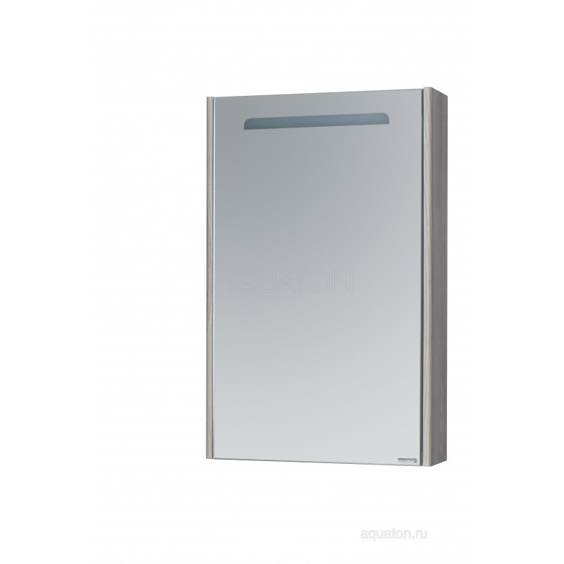 Зеркальный шкаф дуб 50см Aquaton Сильва 1A215502SIW6L