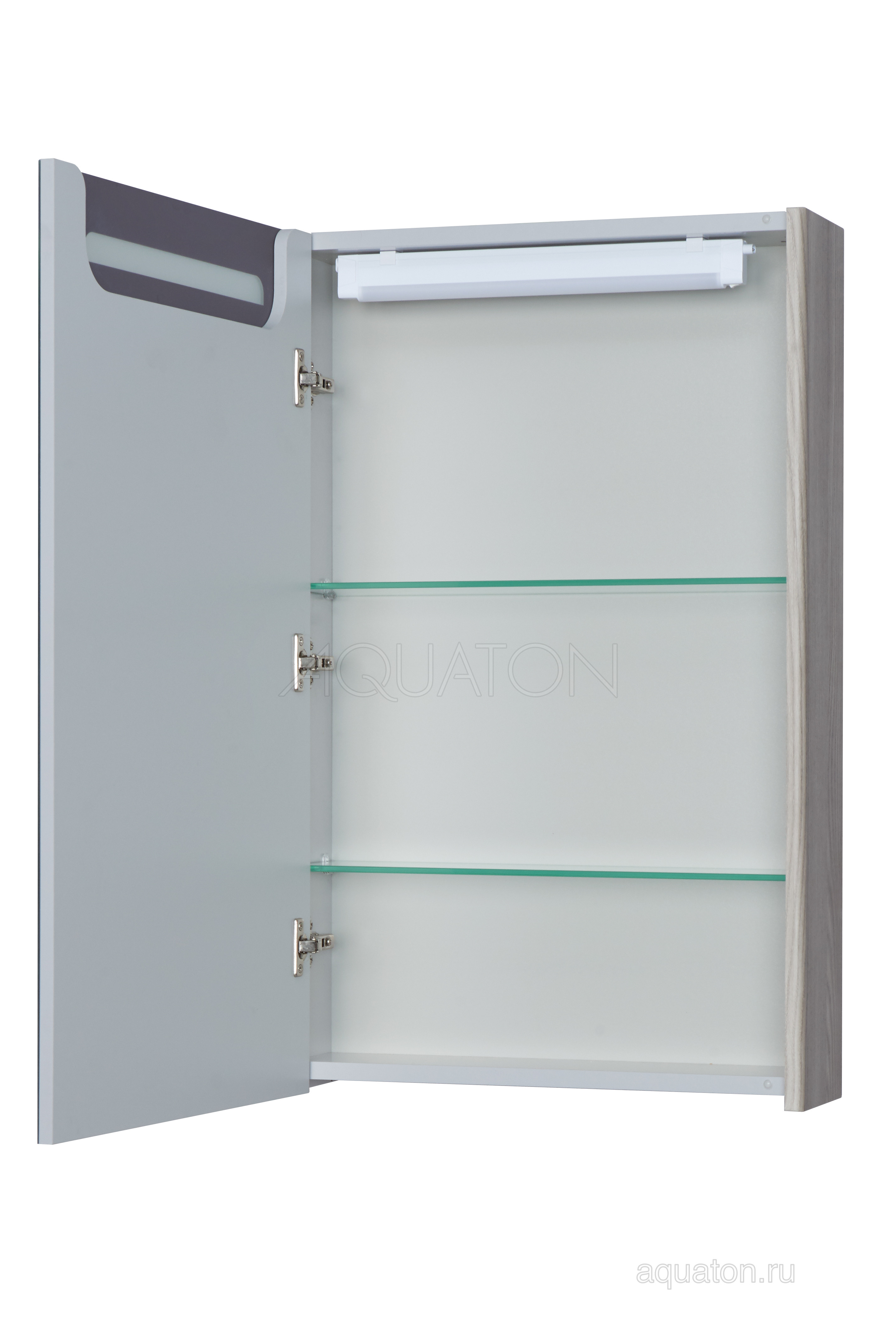 Зеркальный шкаф дуб 50см Aquaton Сильва 1A215502SIW6L