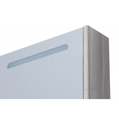 Зеркальный шкаф дуб 50см Aquaton Сильва 1A215502SIW6L