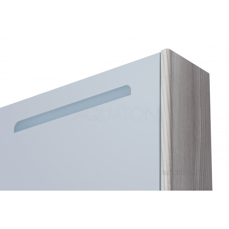 Зеркальный шкаф дуб 50см Aquaton Сильва 1A215502SIW6L