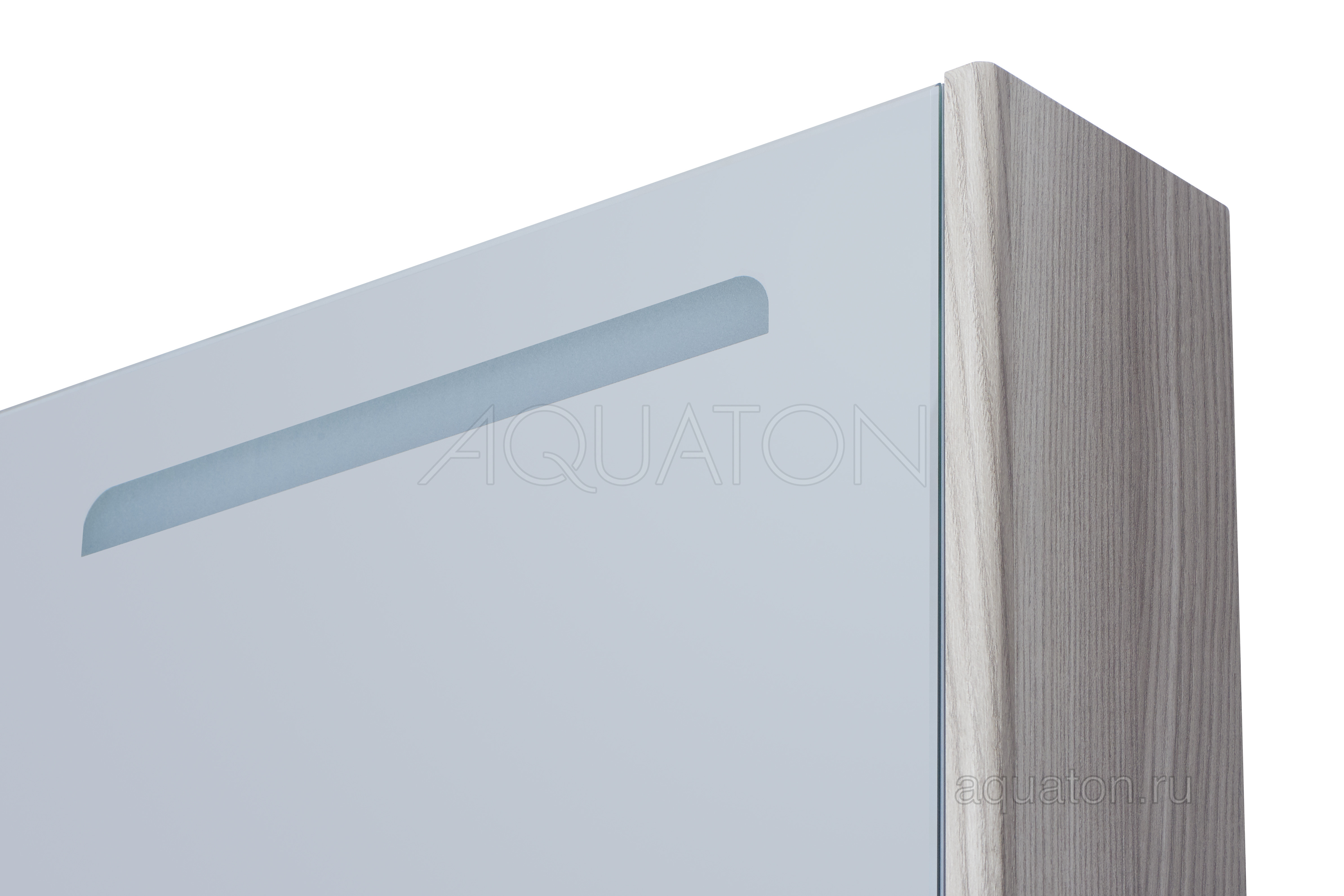 Зеркальный шкаф дуб 50см Aquaton Сильва 1A215502SIW6L