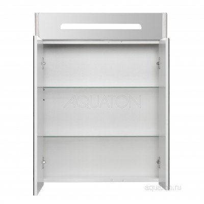 Зеркальный шкаф дуб 60см Aquaton Сильва 1A216202SIW60