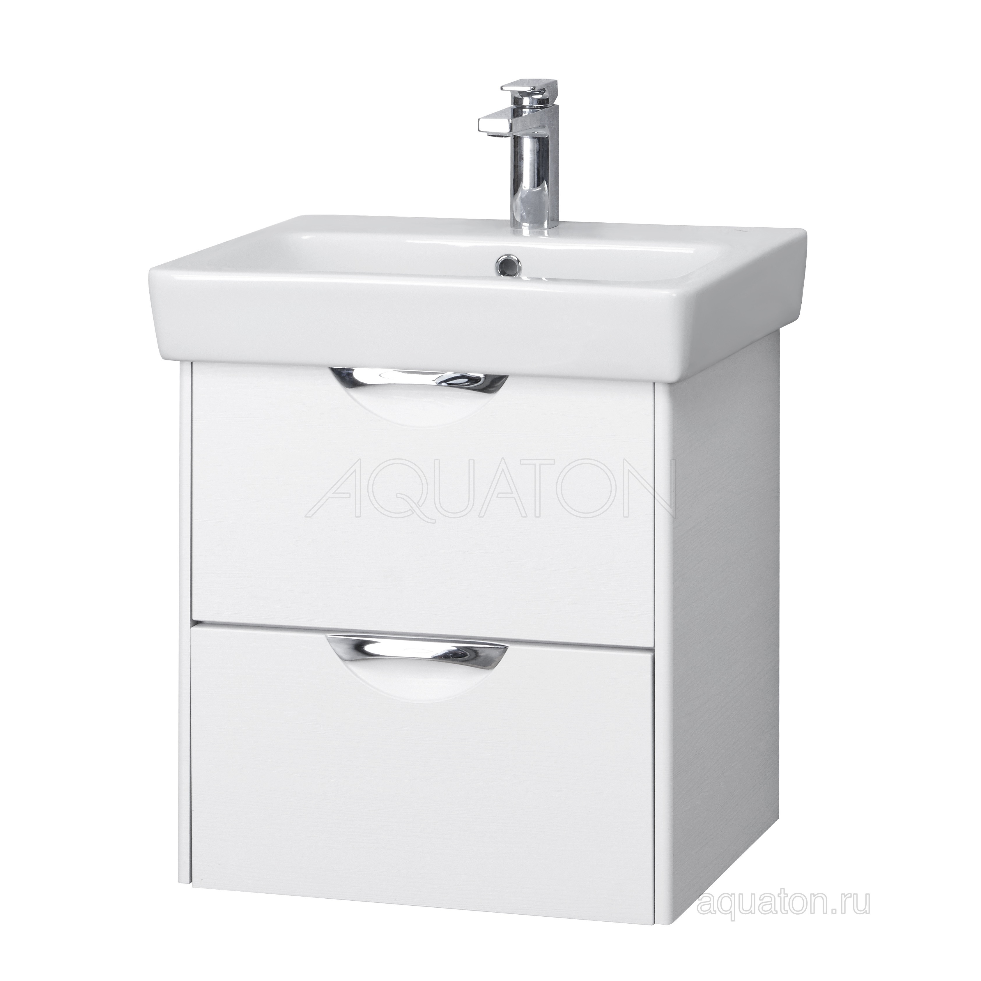 Тумба под раковину дуб 60см AQUATON Сильва 1A211801SIW70