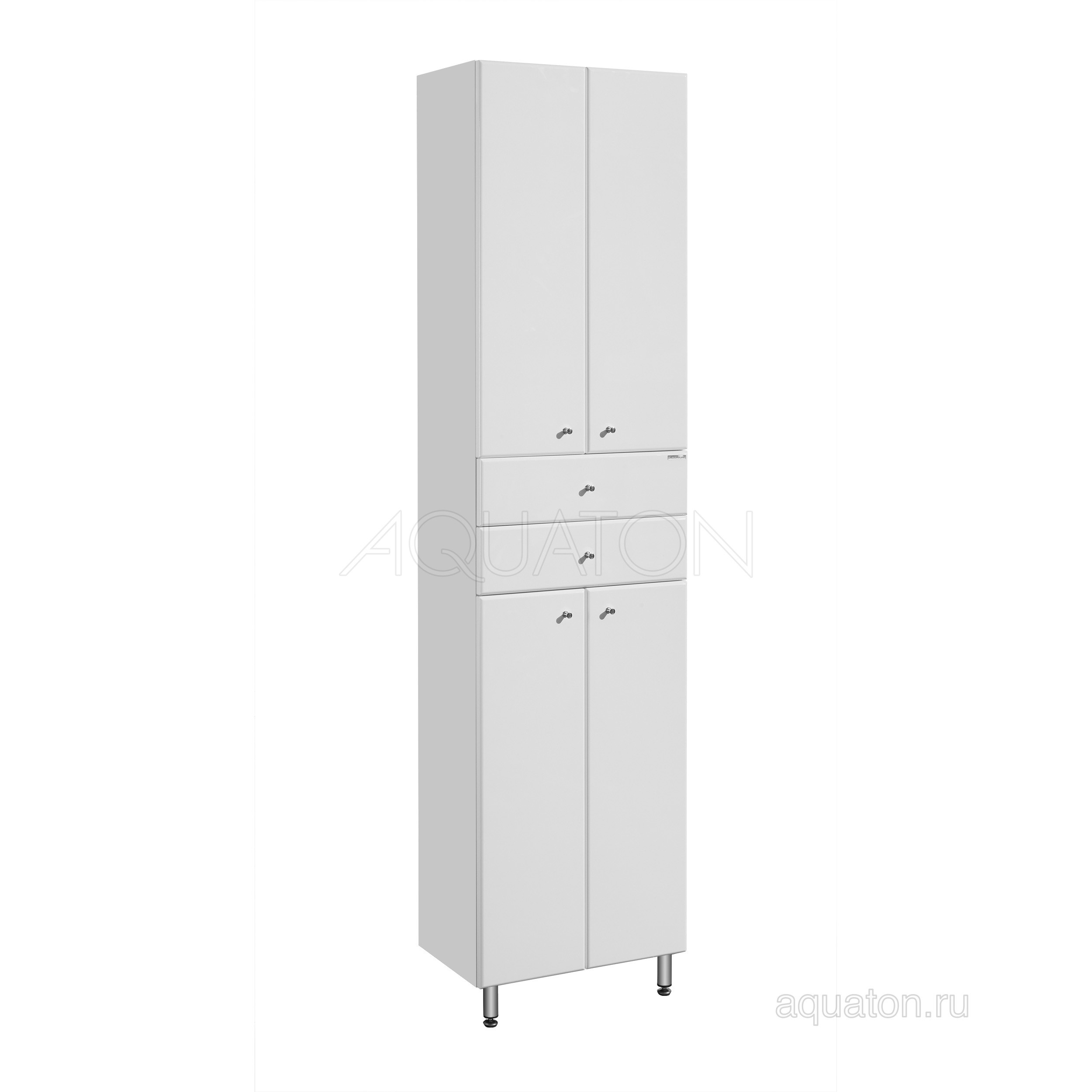 Шкаф-пенал напольный дуб 50см Aquaton Симпл 1A122303SL010