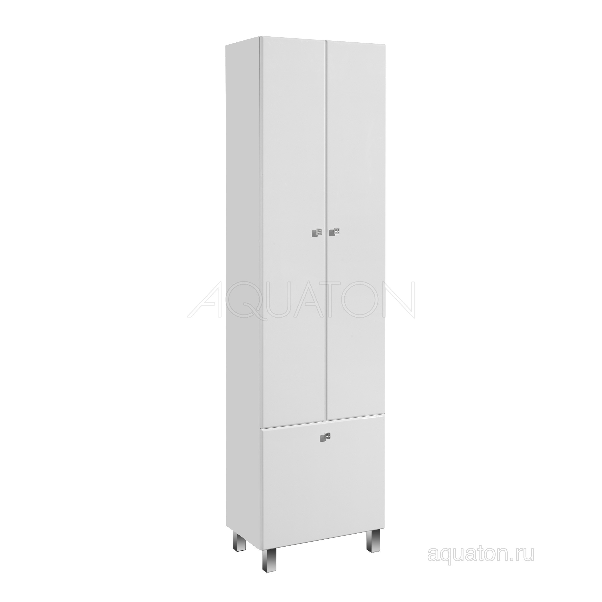 Шкаф-пенал напольный дуб 54см Aquaton Симпл 1A137403SL010