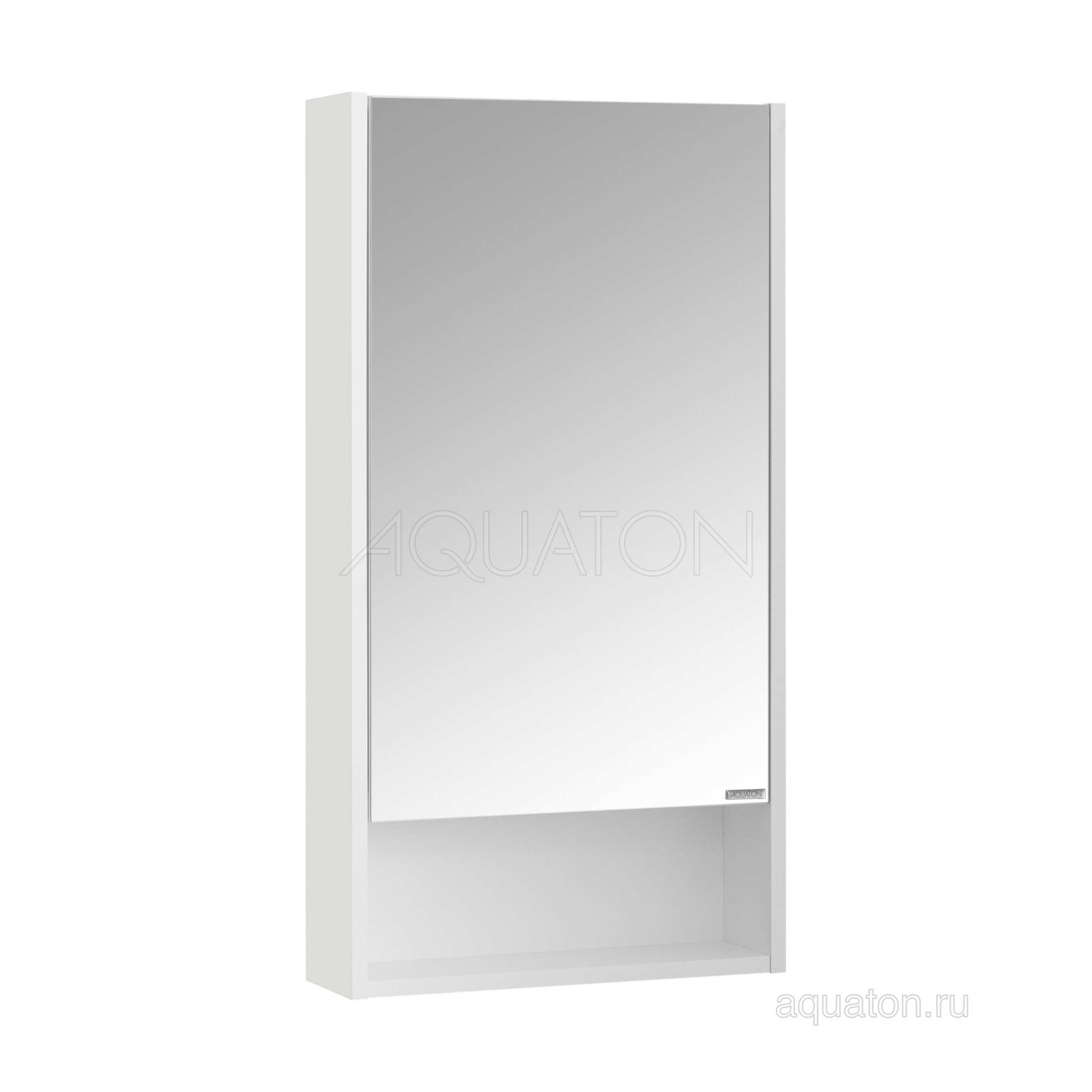 Зеркальный шкаф белый 45см Aquaton Сканди 1A252002SD010
