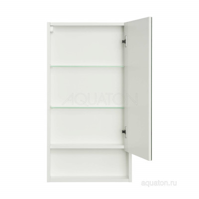 Зеркальный шкаф белый 45см Aquaton Сканди 1A252002SD010