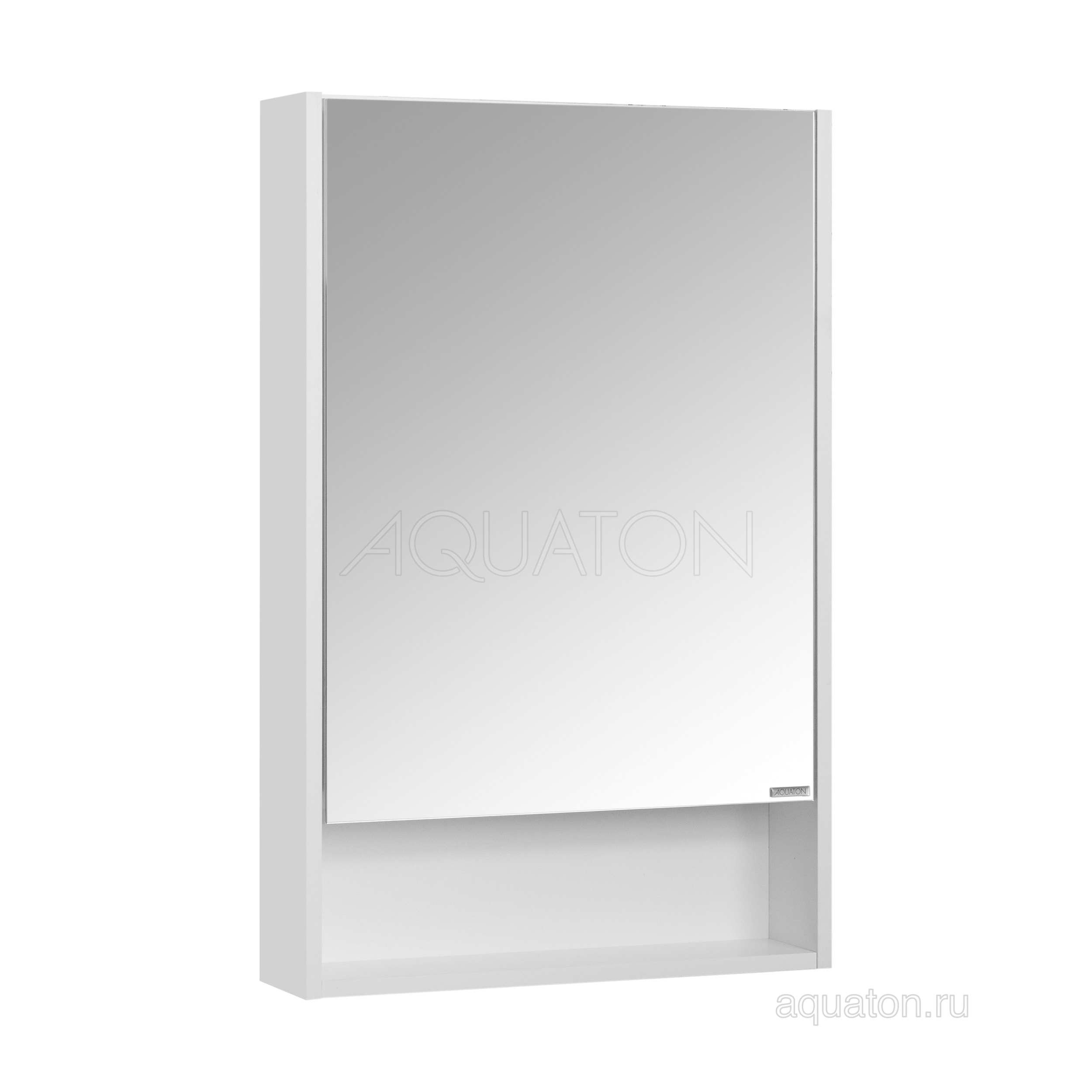 Зеркальный шкаф белый 55см Aquaton Сканди 1A252102SD010